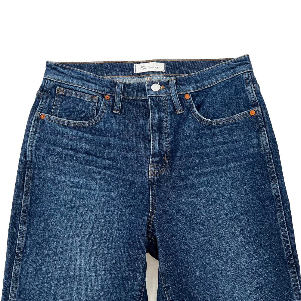 Madewell Stovepipe Full-Length High-Rise Jeans in Styler Wash size 29 x 33 - Picture 13 of 16
